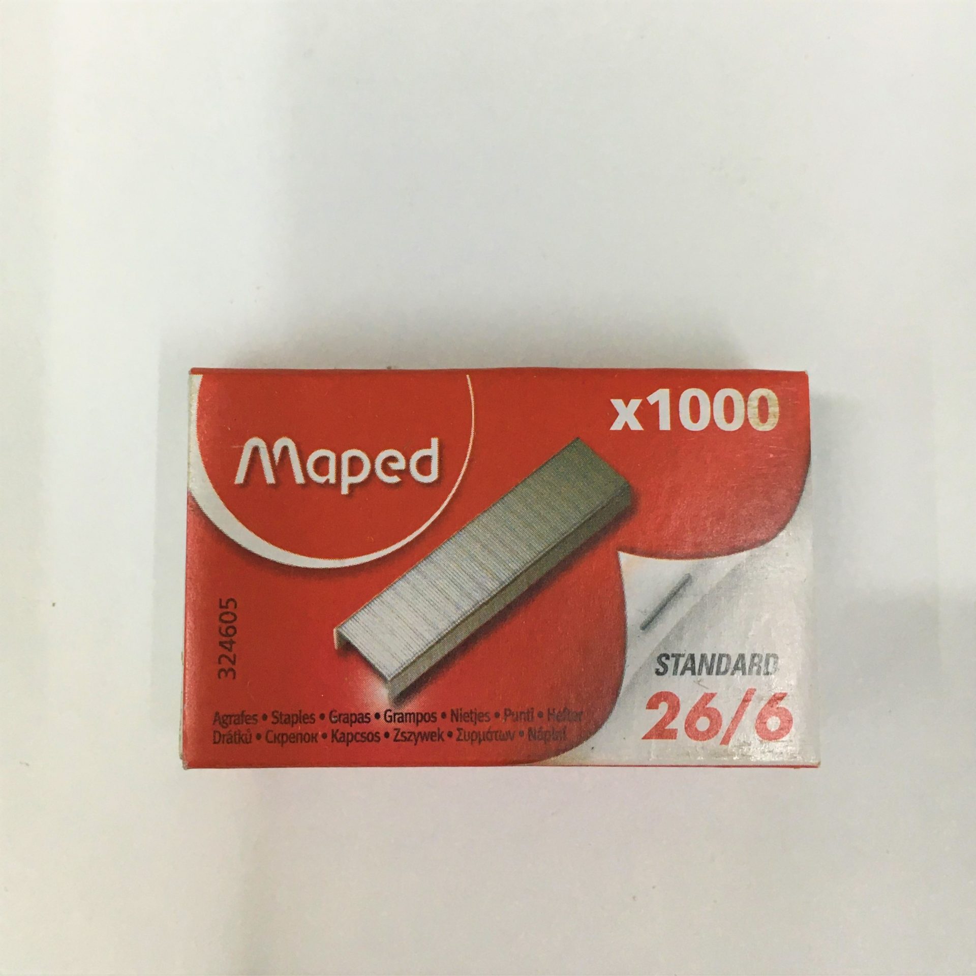 BROCHE MAPED 26/6 (x 1000 u.) Papelera Delonce