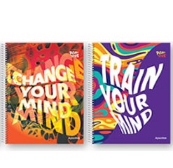 CUADERNO ESPIRALADO APUNTES POSITIVE x 80 h.