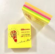 NOTAS ADHESIVAS FLUO MEDORO 76 x 76 x 200 h.