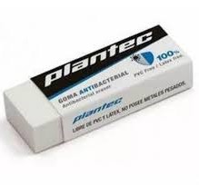 GOMA PLASTICA DE LAPIZ ANTIBACTERIAL PLANTEC