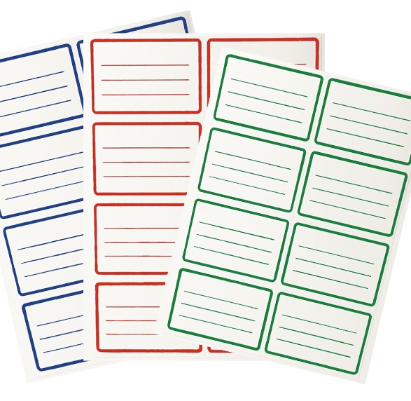 ETIQUETAS AUTOADHESIVAS ESCOLARES