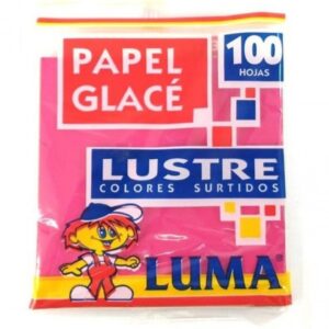 PAPEL GLACE LUSTRE x 100 h.