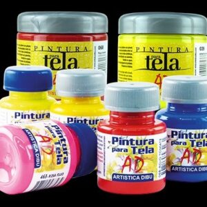PINTURA PARA TELA FLUO/GLITTER AD x 40 ml.