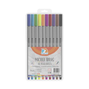 MARCADORES MICROFIBRAS EZCO x 10