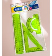 SET GEOMETRICO FLEXIBLE IBI x 20 cm.