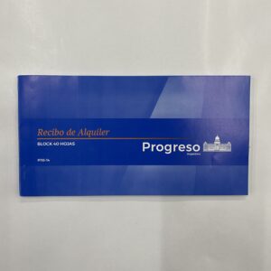 TALONARIO DE RECIBI DE ALQUILER PROGRESO P118