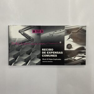 TALONARIO DE RECIBO DE EXPENSAS MILENIUM M707