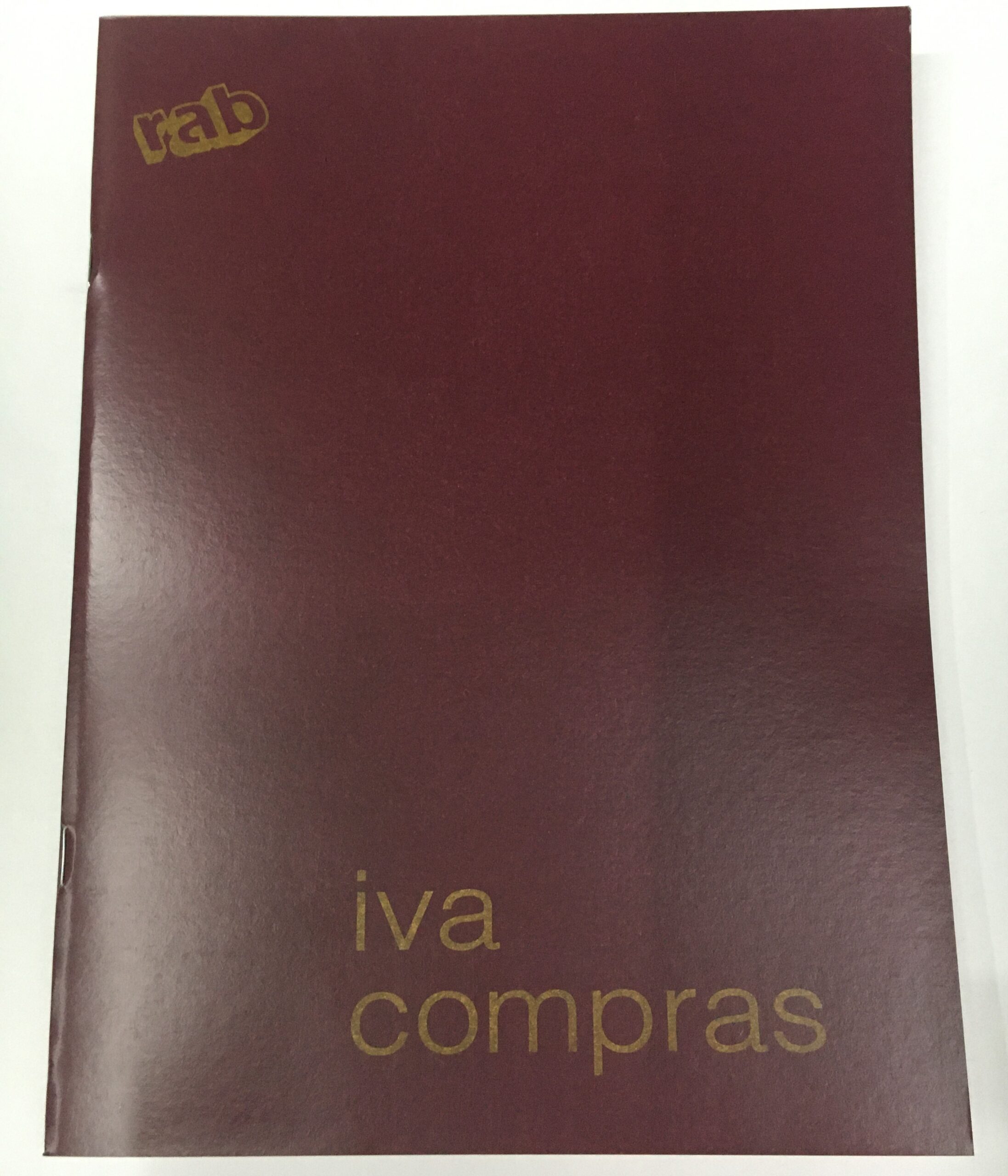 LIBRO DE IVA CHICO TAPA FLEXIBLE RAB
