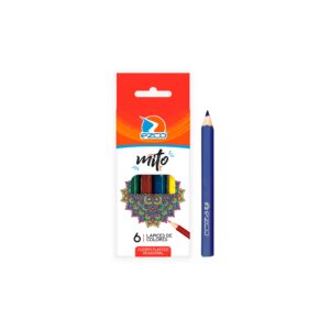 LAPICES DE COLORES CORTOS EZCO MITO x 6