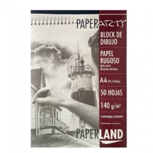 BLOCK PARA DIBUJO PAPERLAND PAPEL RUGOSO A4