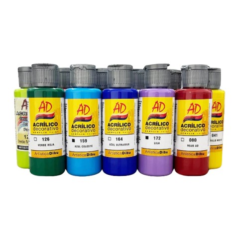 ACRILICO AD DECORATIVO x 60 ml.