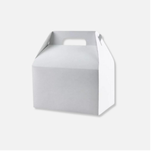 CAJA BLANCA TIPO MALETIN PASTELERA
