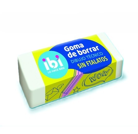 GOMA PLASTICA DE LAPIZ IBI