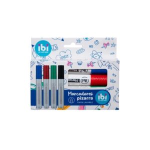 MARCADORES PARA PIZARRA IBI x 4 u.