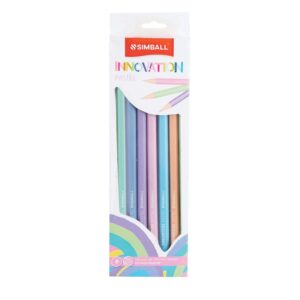 LAPICES DE COLORES LARGOS SIMBALL INNOVATION METAL O PASTEL x 8 u.