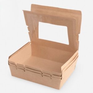 CAJA DE CARTON CON VISOR 13x17x4.5