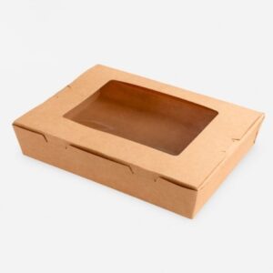 CAJA DE CARTON CON VISOR 18x25x4.5