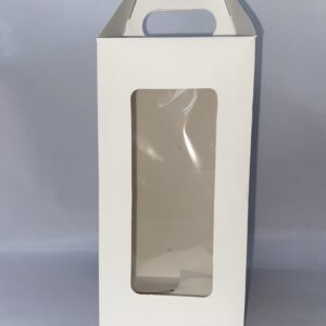 CAJA BLANCA CON VISOR Y MANIJA Nº25 (22x11x11)