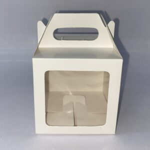CAJA BLANCA CON VISOR Y MANIJA Nº4