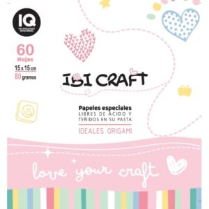 PAPEL PARA ORIGAMI IBICRAFT(x 60 hojas)