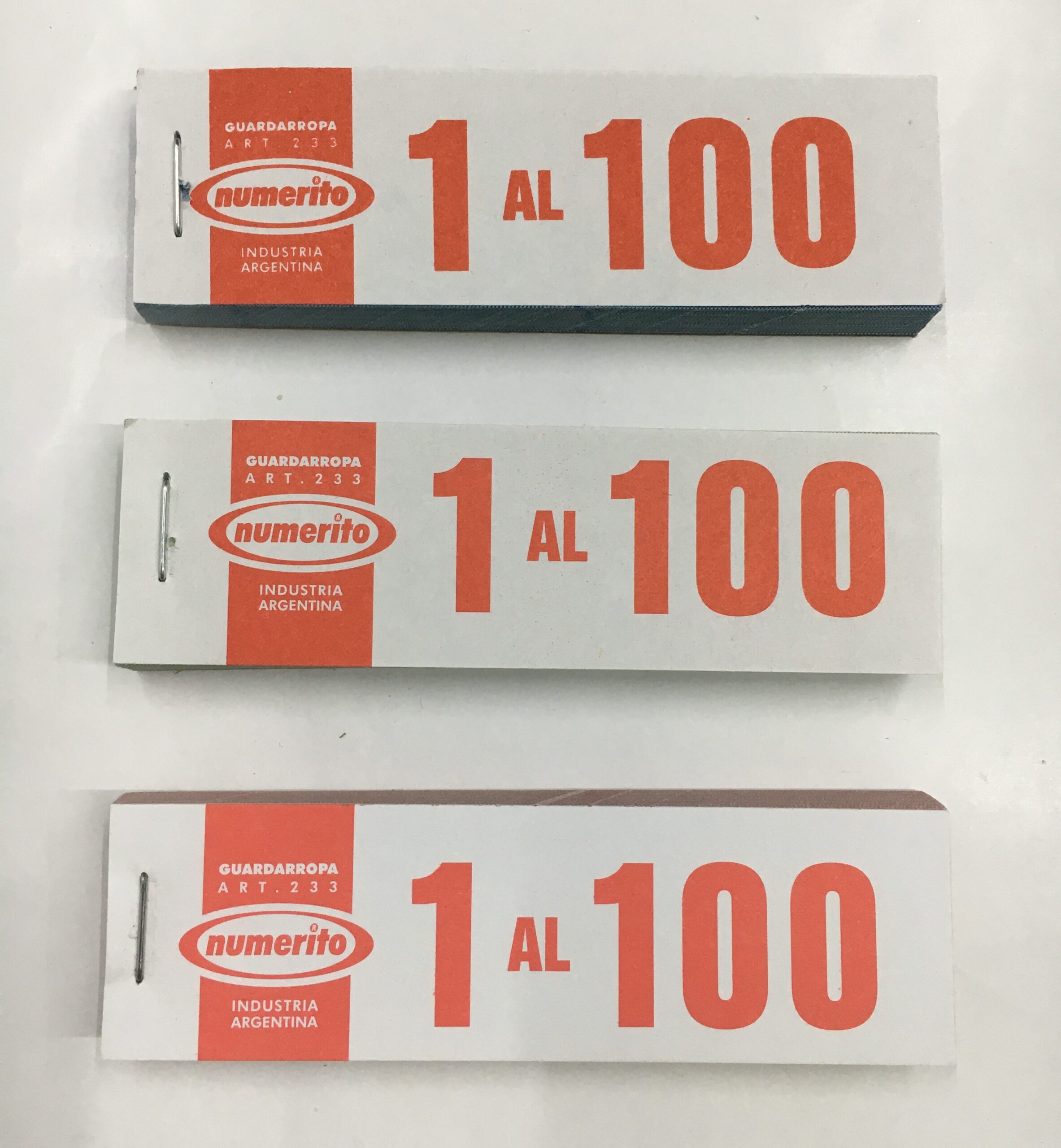 TALONARIO DE NUMEROS 1-100
