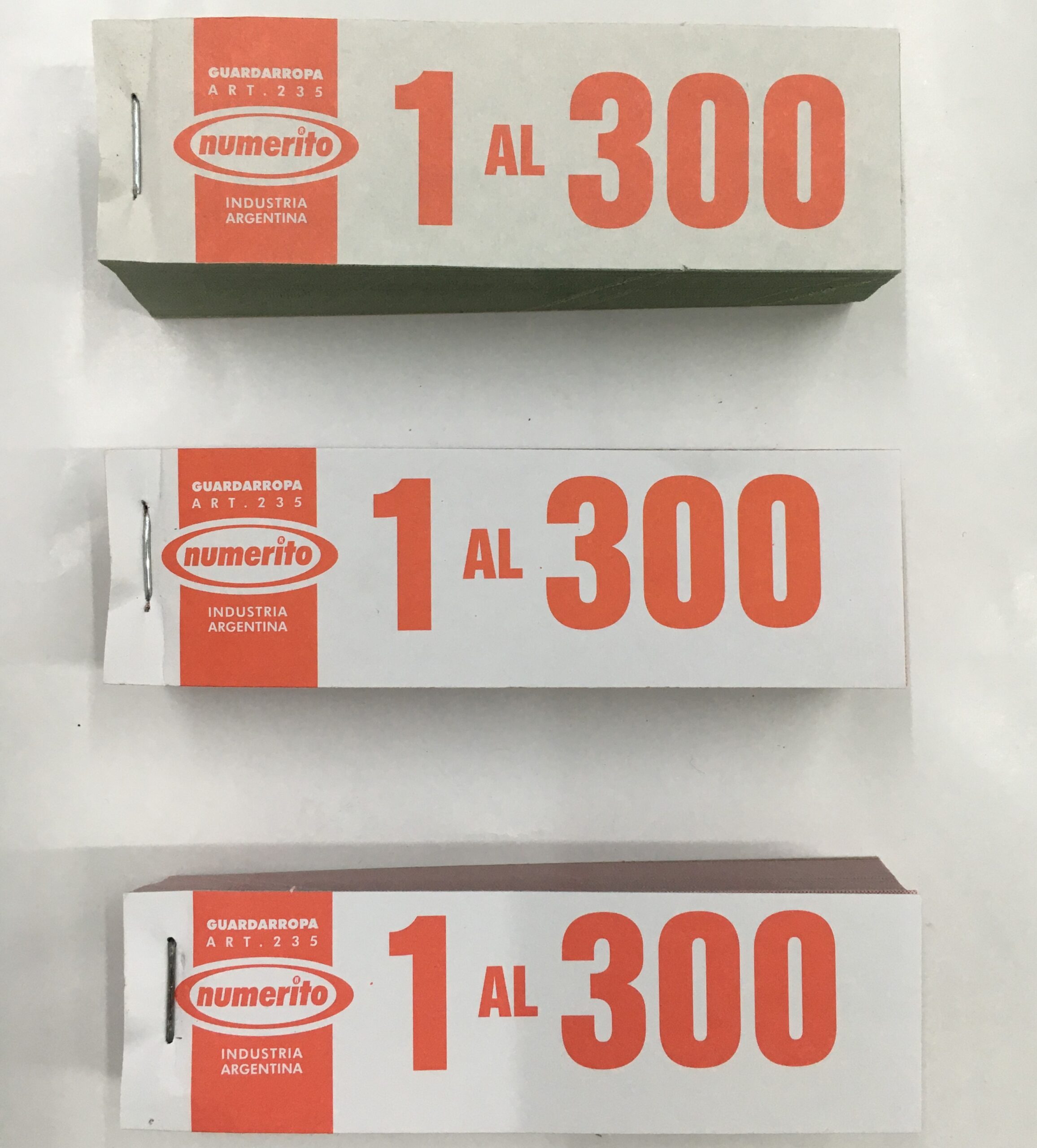 TALONARIO DE NUMEROS 1-300