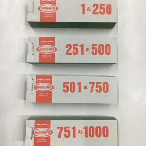 TALONARIO DE NUMEROS 1-1000