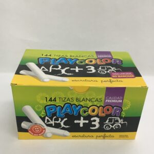 TIZAS BLANCAS PLAYCOLOR x 144 u.