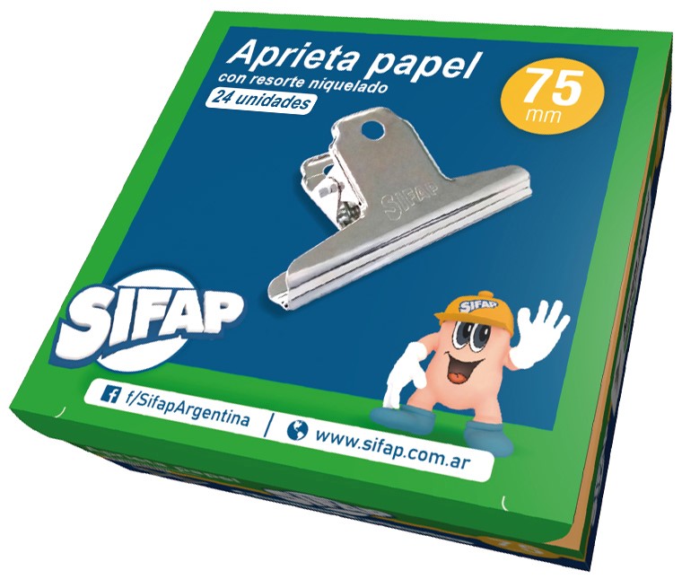 APRIETAPAPEL CROMO Nº75