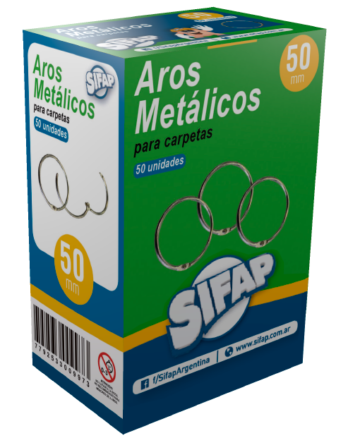ARO PARA CARPETA DE METAL 50 mm.