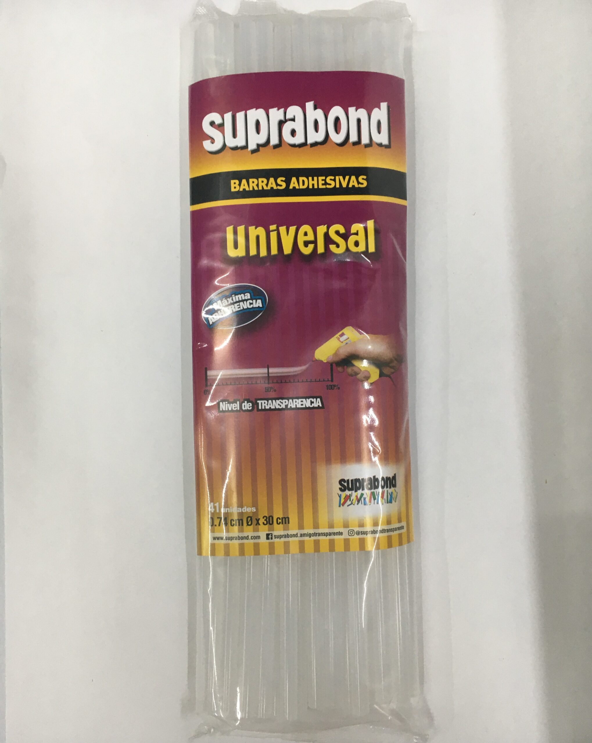 BARRA SILICONA FINA SUPRABOND x 1 u.