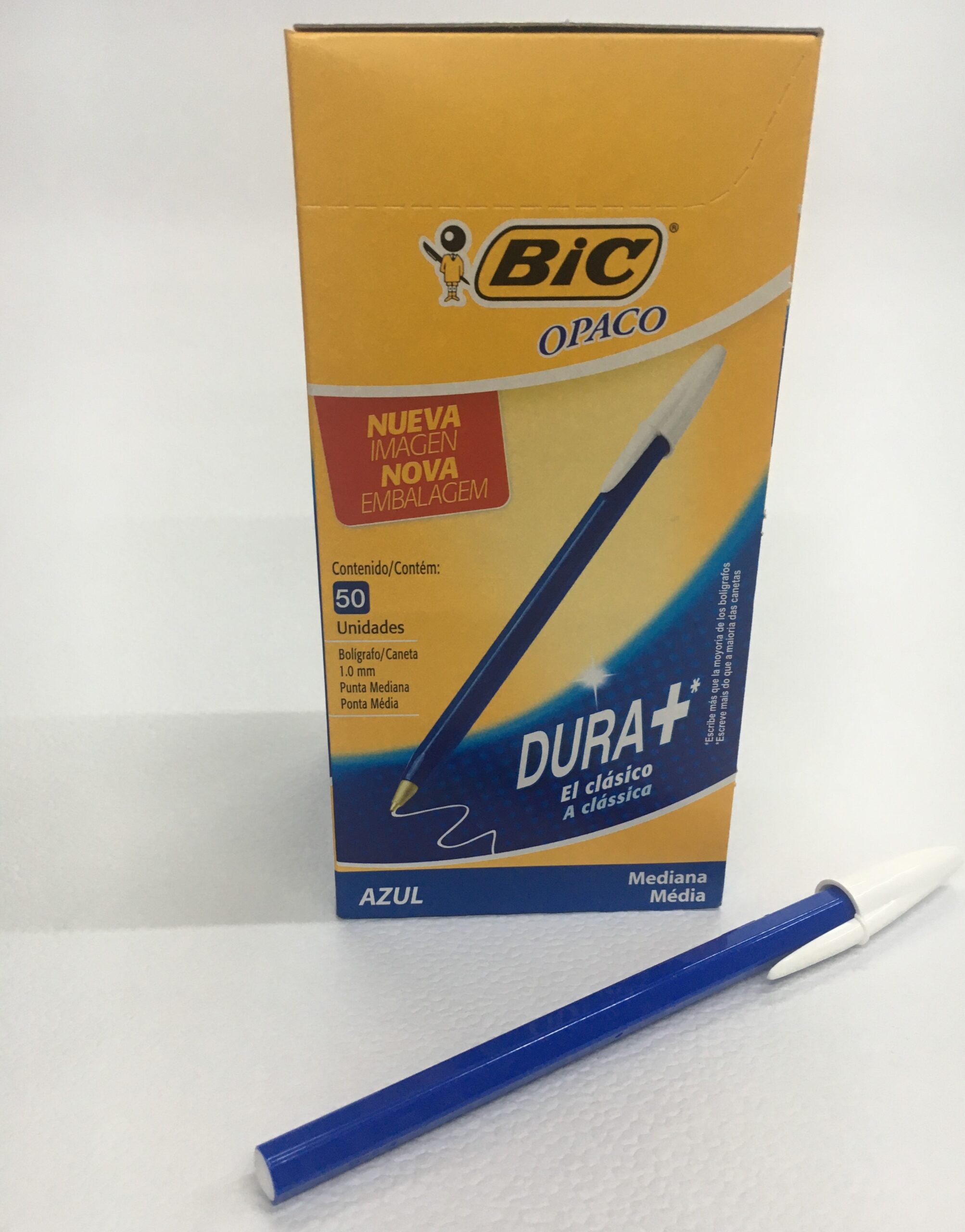 BOLIGRAFO BIC AZUL 1 mm.
