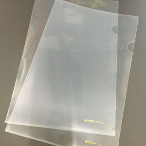 CARPETA PLASTICA EN L OFICIO