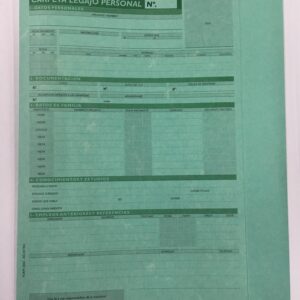 CARPETA DE LEGAJO DE PERSONAL (781)