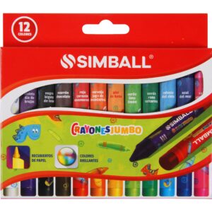 CRAYONES GRUESOS SIMBALL x 12 u.