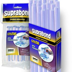 BARRA SILICONA GRUESA SUPRABOND x 10 u.