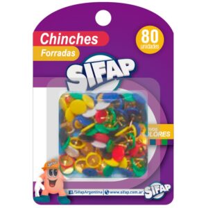 CHINCHES FORRADAS COLOR x 80 u.