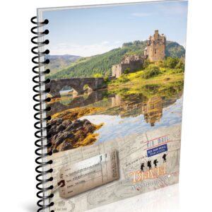 CUADERNO ESPIRALADO TAPA DURA MIS APUNTES TRAVEL x 150 h.
