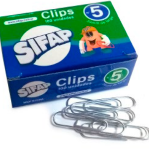 CLIPS Nº5 x 100 u.