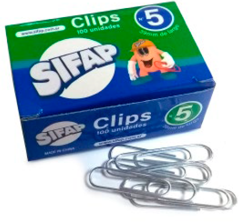 CLIPS Nº5 x 100 u.