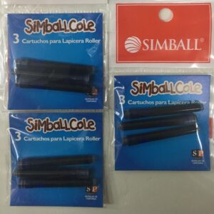 CARTUCHOS PARA SIMBALL COLE x 3 u.