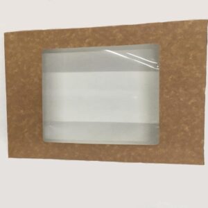 CAJA DE CARTON CON VISOR Nº12