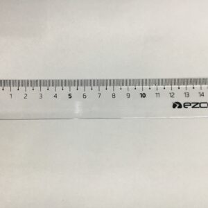 REGLA PLASTICA x 15 cm.