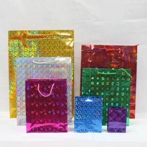 BOLSA HOLOGRAMADA MINI CON SOGA