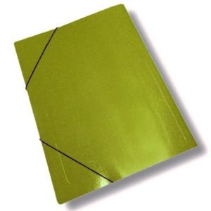 CARPETA 3 SOLAPAS CON ELASTICO OFICIO MARRON