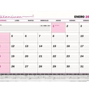 PLANIFICADOR MENSUAL CHICO CON ESPIRAL