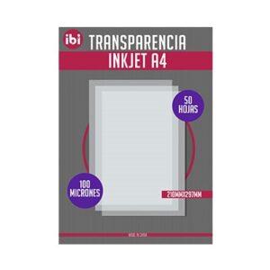 TRANSPARENCIAS PARA INKJET A4