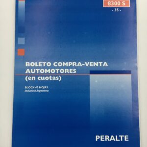 TALONARIO DE COMPRA VENTA/SEÑA DE AUTOMOTORES PERALTE (35)