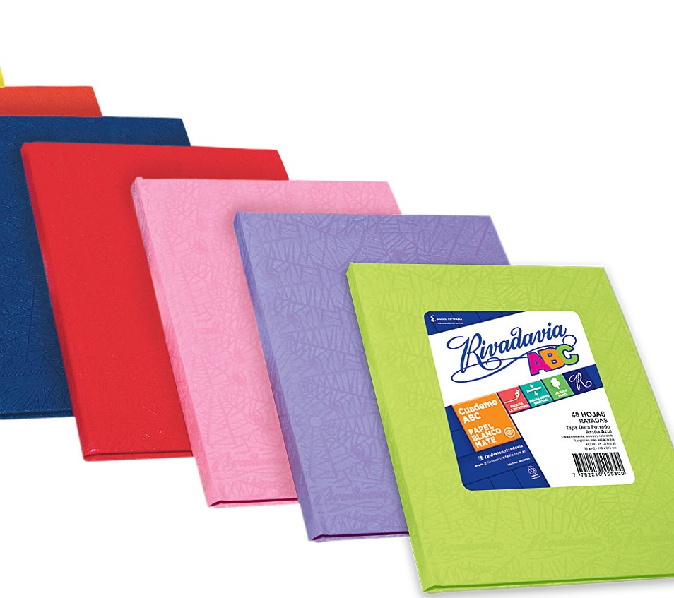 CUADERNO RIVADAVIA ABC RAYADO x 48 h.
