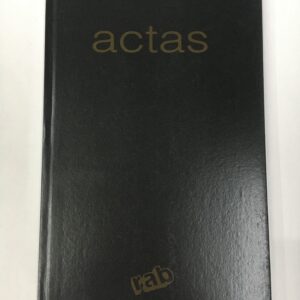LIBRO DE ACTAS CORONA TAPA DURA 4 MANOS